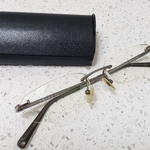 Vintage Prada Rimless Eyeglasses